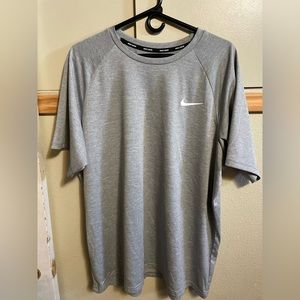 Men’s light gray Nike swim shirt 2XL, new, never worn, great condition